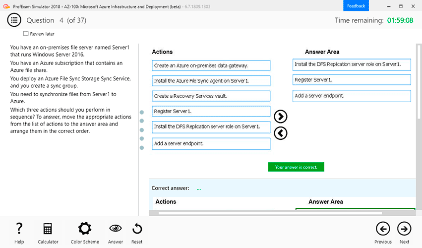 key for profexam simulator 2018